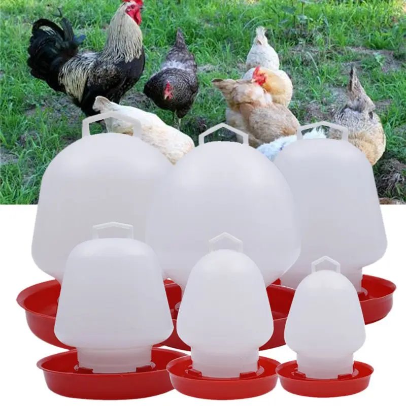 Plastic Poultry Drinker Chick Waterer Hanging Chicken Water Feeder Durable Automatic Water Container for Duck Goose - Image 4