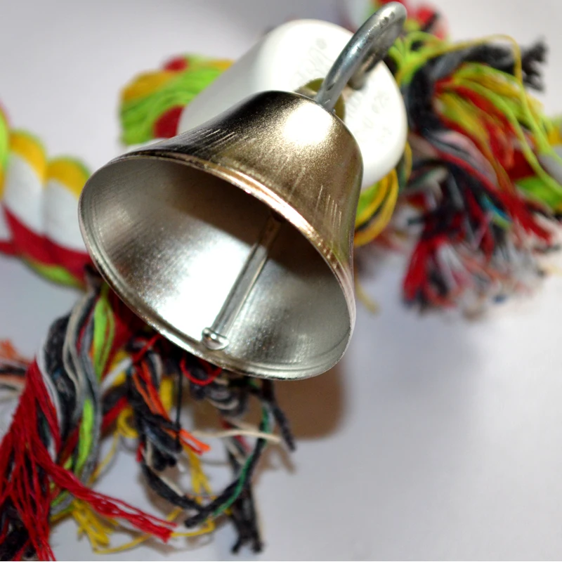 New 160cm Long Parrot Bird Toys Pet Bird Parrot Standing Rope Bird Cage Decoration Climbing Toy Parrot Bird Cage Toys Rope Bell - Image 6