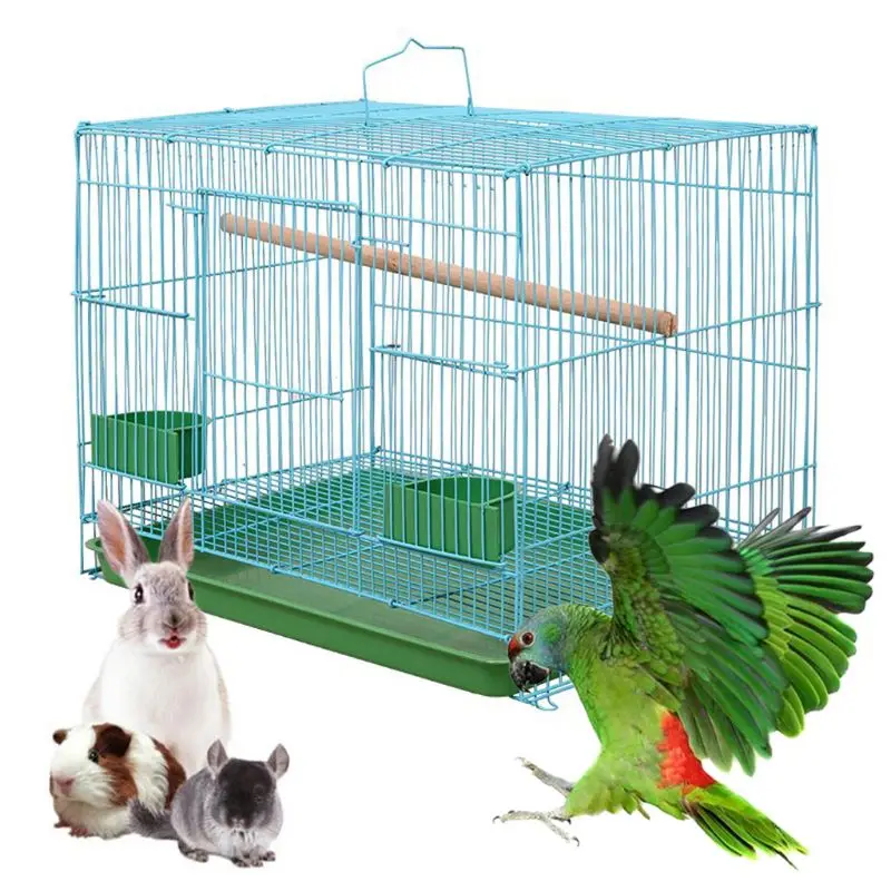 Rectangular Wire Cage for Small Birds - Image 2