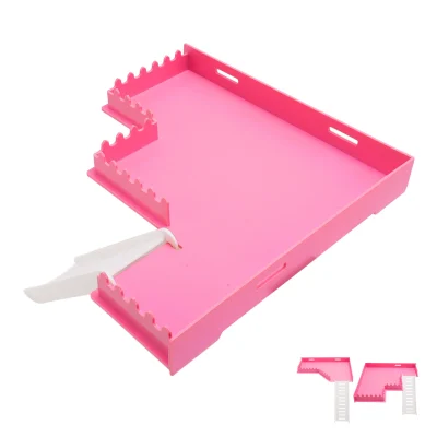 Hamster Platform Safe Exercise Toy Plastic Hamster Standing Platform with Ladder for Guinea Pig Chinchilla Cage