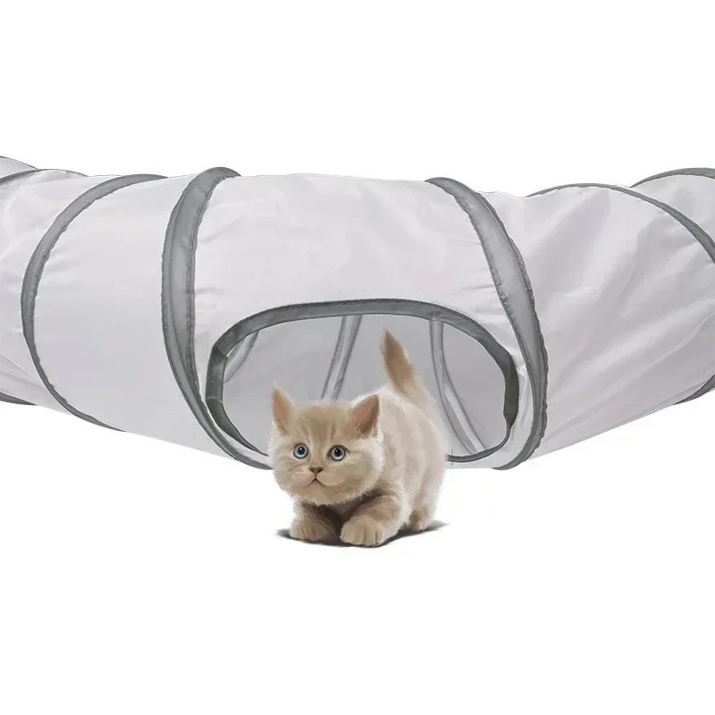 Cats Tunnel Foldable Pet Cat Toys Kitten Pet Training Interactive Fun Toy Tunnel Bored For Puppy Kitten Rabbit Play Tunnel Tube - Image 3