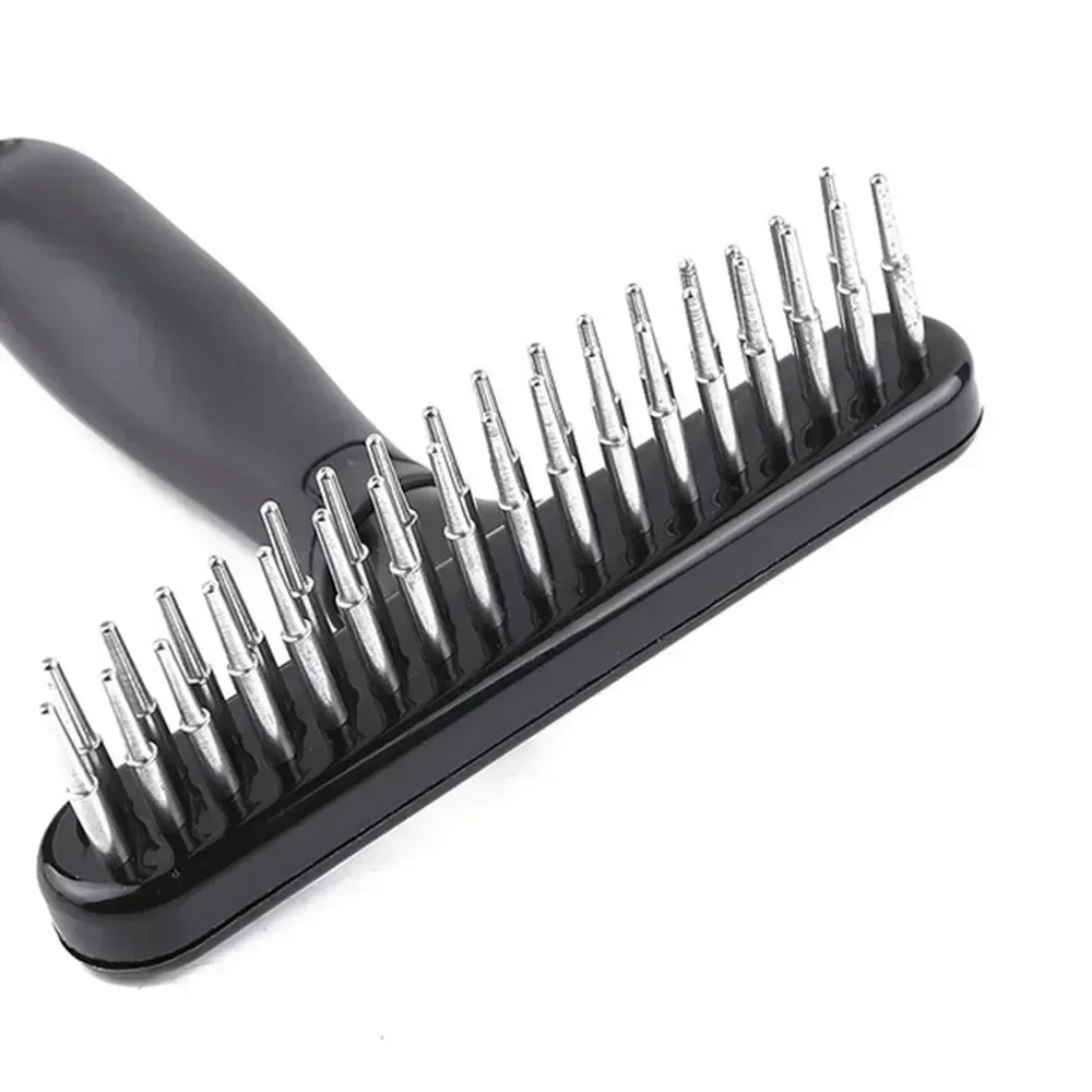 Dog Cats Short Long Hair Pet Brushes Shedding with Double Row PinsDog Rake Deshedding Dematting Brush Comb Undercoat Rake - Image 4