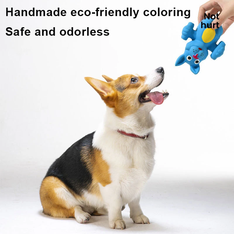 Dog Chew Toy Latex Dog Cow Shape Pet Squeaky Toys For Small Medium Large Dogs Teeth Cleaning Dog Puppy Sound Toy Pet Supplies - Image 4