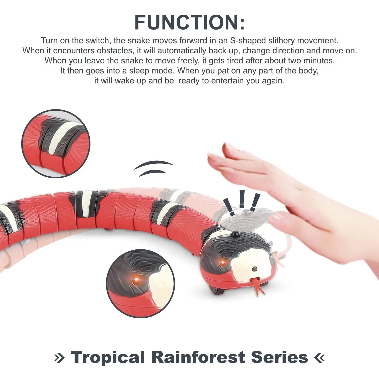 Smart Motion-Sensing Snake Toy - Image 3