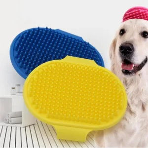 Pet Grooming Glove Hair Removal Brush Cat Dog Fur Hair Deshedding Gentle Efficient Dog Combs Pet Bathing Massage Products