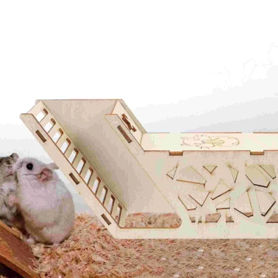 Wooden Hideout Small Animals Toy Hamster Houses Cage Rat Squirrel House Pet Supplies Accessories Habitat Home Garden