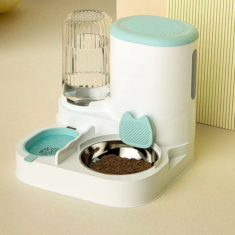 Cat bowl automatic feeder for cats, dogs, pets, water dispensers, integrated cat bowl, cat food basin, dogs, eating, drinking wa - Image 3