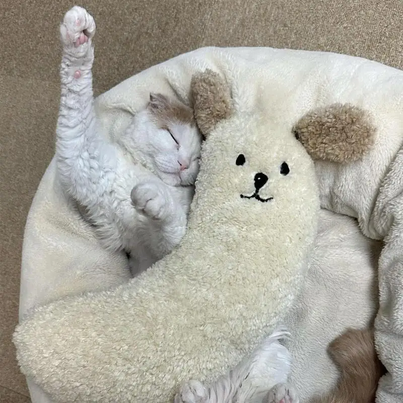 Little Pillow for Cats U-Shaped Neck Protector Deep Sleep Puppy Pillow Cat Pillow Kitten Headrest Dog Sleeping Pillow Toy