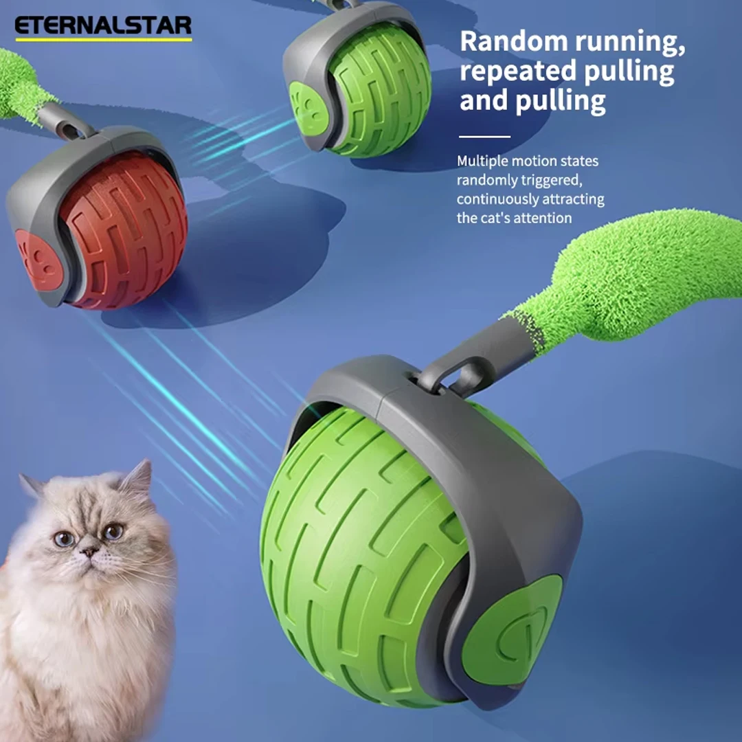 New Smart Pet Toy Ball Electric Interactive Game Automatic Jumping Rolling Ball Rechargeable Moving Puppy Cat Entertainment Toy - Image 6