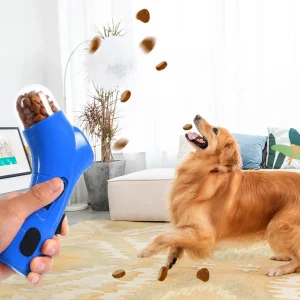 Pet Interactive Training Toy Dog Cat Treat Launcher Snack Food Feeder Dog Snack Catapult Launcher Outdoor Beach Toy Pet Supplies