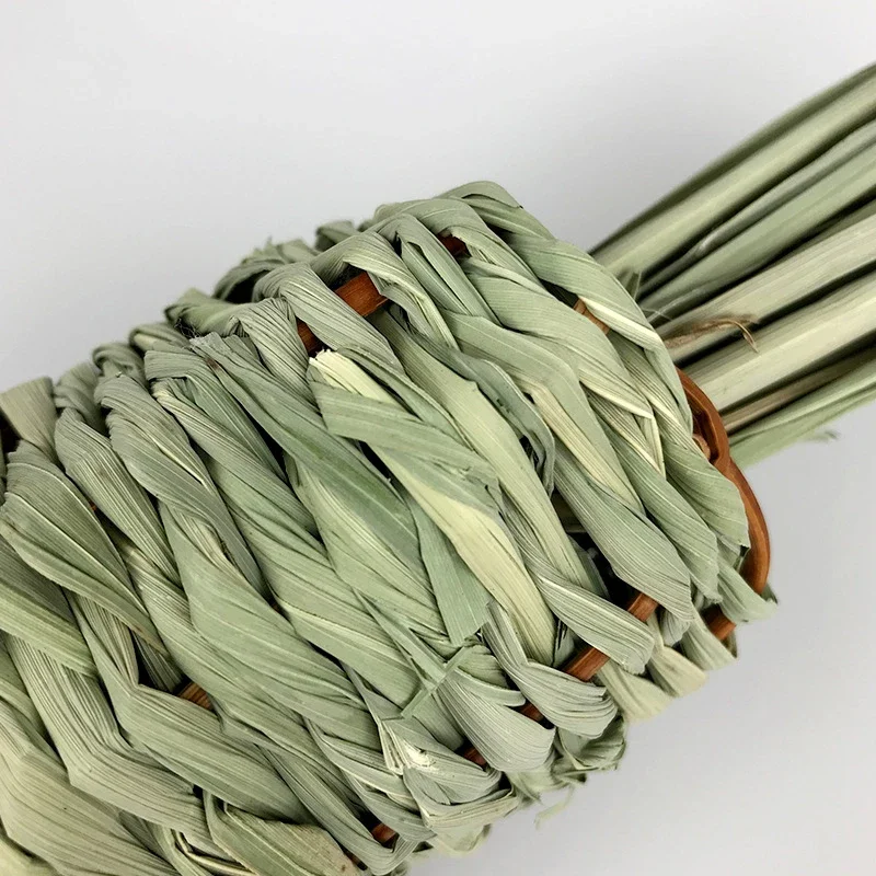 Hand Wove Natural Straw Rope Carrot Hamster Molar Chew toy Small Pets Toys For Hamster Rabbit Grinding Groducts Gnaw Toy Supply - Image 5
