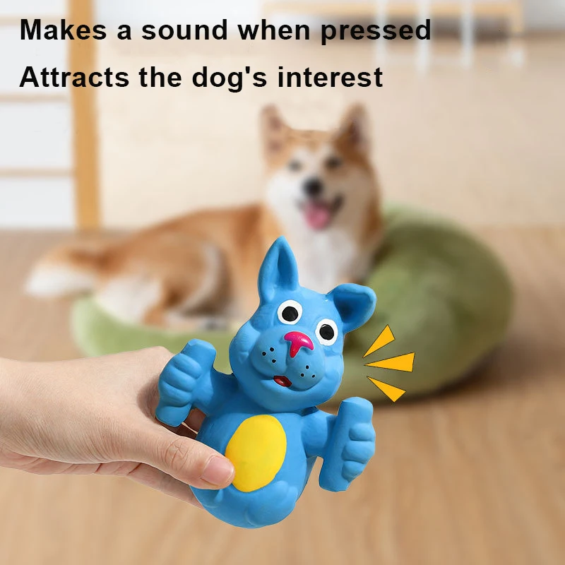 Dog Chew Toy Latex Dog Cow Shape Pet Squeaky Toys For Small Medium Large Dogs Teeth Cleaning Dog Puppy Sound Toy Pet Supplies - Image 2