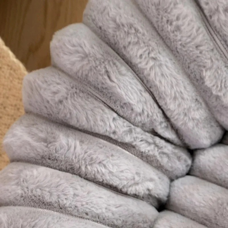 Dog Bed Small Dog Mat Blanket Pets Dogs Large Puppy Accessories Pet Cushions Breeds Beds Cats Bad Sofa Big Fluffy Kennel Medium - Image 5