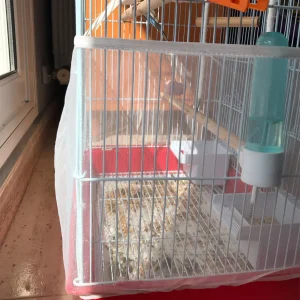 Mesh Bird Cage Cover Nylon Dustproof Birdcage Parrot Cage Net Pet Accessories Skirt Dust-proof Mesh Parrot House Cover