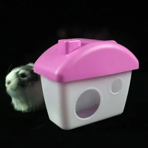 Plastic Hamster Hideout Hut Nest For Small Animals Cages Toys Guinea Pig Playhouse Chinchilla Rat Hamster House Sleeping Nest