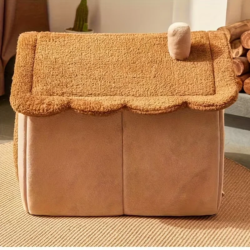 Cat and dog house and nest for small dogs and cats, four-season removable and washable dog house, cat nest and bed, pet supplies - Image 3