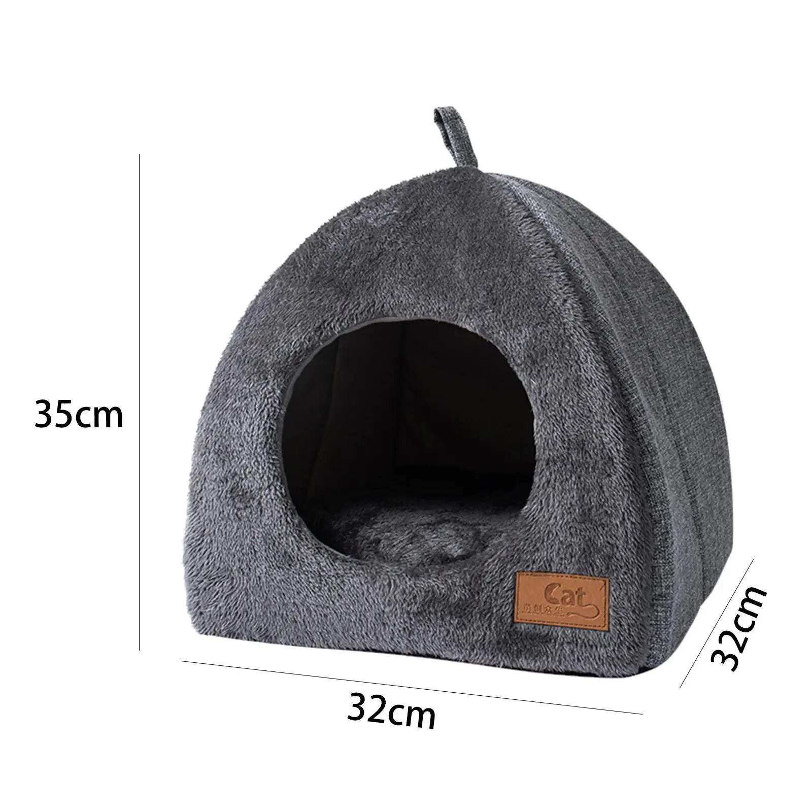 Cute Pet Cave Bed Igloo Bed Kitty Puppy Hideout Sleeping Bag Kitten Dog - Image 6