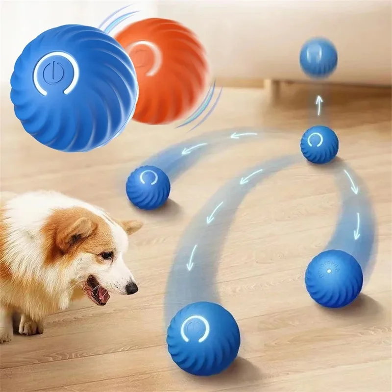 New Smart Pet Toy Ball Electric Interactive Game Automatic Jumping Rolling Ball Rechargeable Moving Puppy Cat Entertainment Toy - Image 2