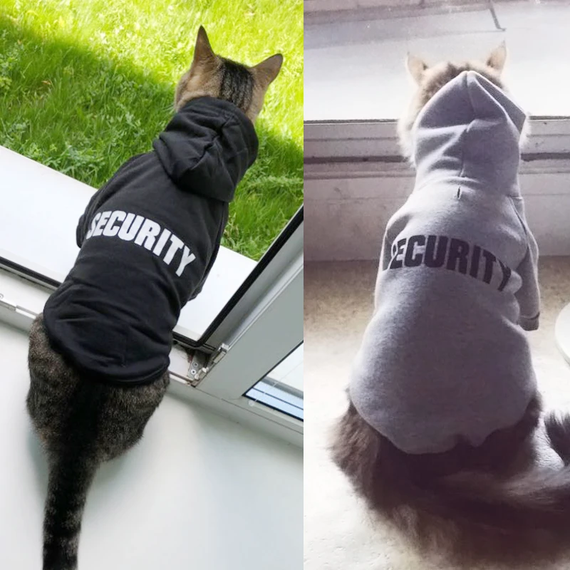 Warm Hooded Jacket for Cats & Small Dogs
