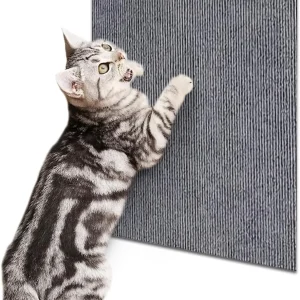 Cat Scratching Mat Cat Scratch Post Cat Carpet Replacement for Cat Tree Shelves Trimmable Self-Adhesive Cat Couch