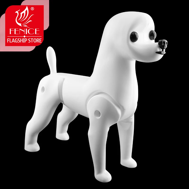 Fenice Pet Simulation Hair Grooming Fake Dog Model Practice Dog Standard Skeleton Model Dog Full Body Fake Hair - Image 5
