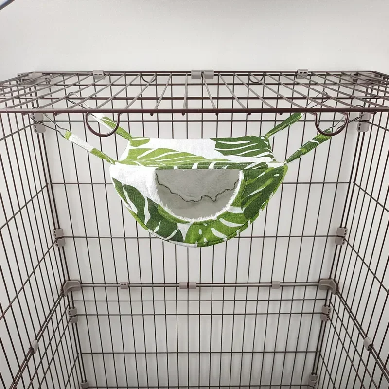 Ferret Hammock Small Pet Cage Hammock Warm Guinea Pig Hammock Hanging Bed for Parrot Ferret Squirrel Hamster pet accessories - Image 3