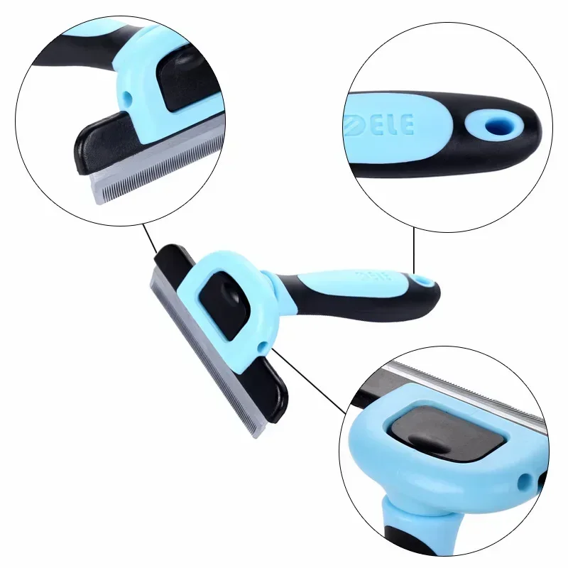 Combs Dog Hair Remover Cat Brush Grooming Tools Pet Detachable Clipper Attachment Pet Trimmer Combs Supply Furmins for Cat Dog - Image 3